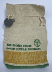 ESCASSO SACO DE PANO COM 45 MOEDAS FAO - (1975) - EM PERFEITO ESTADO COM LACRE