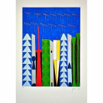 GALENO, Francisco  -  Gravura: Antenas; assinada: CID; edição: xx/50; medidas: 70x50 cm