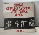 Disco De Vinil Cantoria - Elomar / Geraldo Azevedo / Vital Farias / Xangai - Em Otimo Estado
