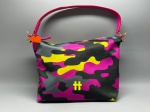 ACESSÓRIOS - Bolsa média camuflada, colorida - ESPIRITO BIRD - Med. 22x40 cm.