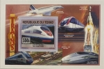 Temática Trens e Locomotivas - País Du Tchad - Ano 2013 - MINT