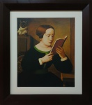 Reynaldo Fonseca - 1925/2019 - Gravura em tela,  09/10, 55x65cm, com moldura, ano 2011. - 35060