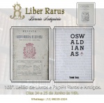 103º Leilão de Livros e Papéis Raros e Antigos - Liber Rarus - 24 e 25 de Junho - 16h
