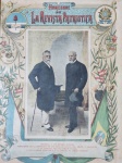 La Revista Patriótica - Buenos Aires 1900 - 1a. ed. - Encadernado com as capas de brochura - Muito bom exemplar, sinal de acidificação, encadernação com danos, marcas do tempo.