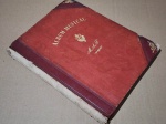 Album Musical - 1900c - Coletânea de Partituras encaderandas - 1a. ed. - Encadernado 34x26cm - Muito bom exemplar, sinal de acidificação, encadernação com danos, marcas do tempo.