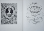 Stendhal - Le Rouge et Le Noir - Paris 1946 - 1a. ed. Limitada a 500 exempalres - Ilustrado com gravuras de Georges Pichard - 2 Tomos (completos) - Brochura com estojo protetor 35x27cm - Muito bom exemplar, sinal de acidificação, estojo com danos e faltas, marcas do tempo.