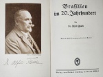 Alfred Funke - Brasilien in 20 Jahrhundert - Berlin 1927 - 1a. ed. - Ilustrado - Encadernado - Muito bom exemplar, sinal de acidificação, encadernação com danos, marcas do tempo.
