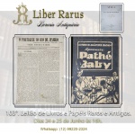 103º Leilão de Livros e Papéis Raros e Antigos - Liber Rarus - 24 e 25 de Junho - 16h