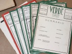 Verde, Revista Mensal de Arte e Cultura - Edição Fac-similar completa acondicionada em estojo - Muito bom exemplar, sinal de acidificação, estojo com danos, marcas do tempo.
