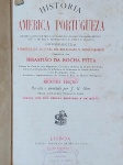 Sebastião da Rocha Pitta - Historia da America Portugueza - Lisboa 1880 - Encadernado - bom exemplar, sinal de acidificação, encadernação com desgastes, mancha de umidad, marcas do tempo.