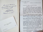 Adriano Pimentel - A Família Queiroz do Sul de São Paulo  e os Ferreira Mello Camargo - 1972 - 1a. ed. Com dedicatória e carta do autor para Aureo de Almeida Camargo - Brochura - Muito bom exemplar, sinal de acidificação, brochura com danos, marcas do tempo.
