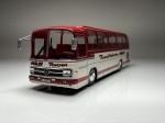 Mercedes Benz O302 10-R Vermelho / Branco Pulay - Ixo Escala 1/43 miniatura em Metal Diecast. Ônib