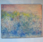 FELIPE ASSUF M. - Aquarela s/tela - Sem título, 2010. Assinatura parte superior direita.80 x 100 cm