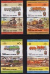 Grenadines São Vicente 1999 - Ferrovias, série completa sem carimbo com goma!