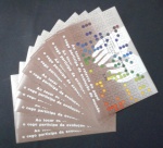 Brasil 1979 - Bloco Braille. Conjunto de 10 blocos sem carimbo com goma!