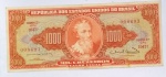   Cedulas / Brasil -  1000 Cruzeiros Abobrinha !! Soberba +++ quase Flor de estampa  !! Catalogo marca 120,00 soberba !! !!   