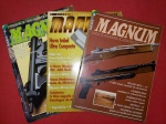 3 revistas Magnum -especializada em armas ( Brasil)- melhores munições + Magnum 357 + rifles de caça!!!