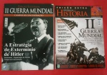 2 revistas da segunda guerra mundial, A- Campos de concentração e B- edição extra , (junho de 2004