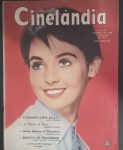 Revista Cinelandia !! edição de outubro de 1958 !! com incrição para adultos ( possivelmente por Censura) grandes reportagens !! varias propagandas de época !! acervo de colecionador !!  rio grafica editora !!