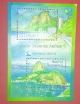 Filatelia, 2 selos gigantes comemorativos Rio de Janeiro- ano do turismo 1992