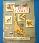 Colecionismo- Album de figurinhas -` Enciclopédia Zoológica !! 100 % completo !!216 fig. Edição da decada de 1960  !! Valor de mercado 160,00 Reais !! Acervo de colecionador  ! 