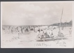 Cartofilia - Praia de Boa Viagem !! Recife !!  !! Muito antigo !!  !! ano de 1946 !!  !!!! preto e branco , com assinatura !! acervo de colecionador !!