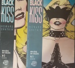 2 Revistas - quadrinhos para adultos !! BLACK KISS  !! miniserie - numero 2 e 3 !! , impressão Casseta quadrinhos ano de 1991 !! acervo de colecionador !!