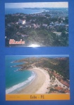 2 Postais de Pernambuco !! Praia do cabo !! e Olinda vista panoramica !!! decada de 1980 !!!