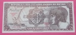 Cédula/Brasil 5 cruzeiros índio série 021 catalogo marca 40,00 - FLOR DE ESTAMPA