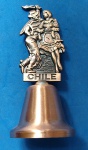 Colecionismo- Sino em matrial  de Cobre , fabricação de  origem do Chile !!!! , tamanho de 10 cm de altura !!! otimo som de campanhia !! decoração ou uso como utensilio !!