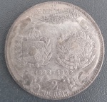 Moeda - Brasil !! valor de 2000 Reis !! comeorativa !! material prata !! ano de 1922 !! com patina de época !! valor inicial muito baixo de catalogo !!