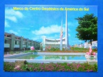 Postal - Local do Brasil com Marco do Centro Geodésico da America do Sul !! Cuibá - / MT. Ano de 1980 !! Datado no verso  !!!