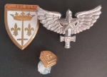 Colecionismo _  # peças !! BROCHE DE ESTRELA MILITAR !! broche da Joana Dark !! e barras de soldaddo Cabo !! do exercito !!