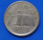 Moeda / Brasil - 1000 Réis ano 1935 !! Globo maior !! Estado de MBC +++ !!! Já esta escassa !!!