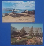 2 Postais  / estrangeiros - Israel / Jerusalem !!! Antigos decada de 1960 !!!  !! !!    !!!  