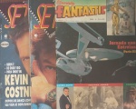 3 Revistas Cinemim /EBAL !! , com jornada nas estrelas III + Indiana Jones !! Jonas Bond !! acervo de colecionador !!