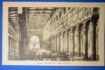 Cartofilia - imagem da basilica de São Paolo !! Em Roma  , pintura do Autor G.B. Piranesi !!! Bico de penna !!!