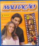 Colecionismo- Album de figurinhas ` MALHAÇÃO   `  Raridade edição de 2003 ! 42% completo !! Todas as explicações dos personagens !! Valor de mercado completo= 120,00 R$ !!