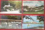 Postal, 4 unidades de São Lourenço, Minas Gerais, coloridos, década 1970!!!