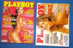 2 revistas /Playboy !! Especiais !! A loura BARBARA PAZ !! E a Morenaça Gracyanne do carnaval do Salgueiro !! Edições de 2007 !! Perfeito estado !!  Acervo de colecionador !! !! 