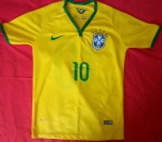 Colecionismo- Camisa da seleção do Brasil !!! CBF 5 Estrelas !!! camisa nr. 10 !!! , tamanho -M , fabricação - copa de 2014