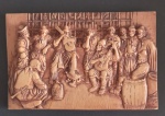 Arte Popular !! pequeno Quadro de material resina !! moldadda em alto relevo !! Cantores em taberna medieval !! origem Espanha !! do ano de 1980 !! tamanho de 15x10cm !! com suporte para pensurar na parede !!