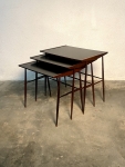 Martin Eisler (Austria. 1913/ S. Paulo. 1977) para Forma Móveis. Delicado e deslumbrante conjunto de