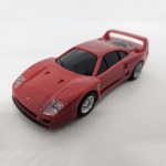 Miniatura de plástico, Ferrari L40, na cor vermelho, modelo com sonorização. Coleção Shell V-Power. Mede aproximadamente 10x3. No estado (sem caixa).