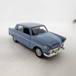 Miniatura carro Willys Aero 2600, na cor azul. Mede aproximadamente 21x3 No estado (sem caixa).
