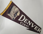 Antiga e rara flâmula DENVER Colo.