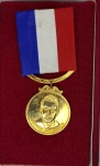 Medalha centenário do nascimento de DERMEVAL JOSÉ PIMENTA, no estojo. 