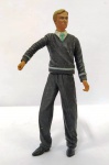 Boneco em plástico duro - Personagem Harry potter - Draco Lúcio Malfoy . Mede: 10 cm 