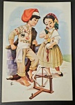 Portugal Povoa de Varzim- Cartão Postal com tema Trajes Regionais Portugueses. ED: Ancora. Ref. 254/4