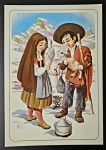 Portugal Serra da Estrela - Cartão Postal com tema Trajes Regionais Portugueses (Pastor da Serra) ED: Ancora. Ref. 254/14